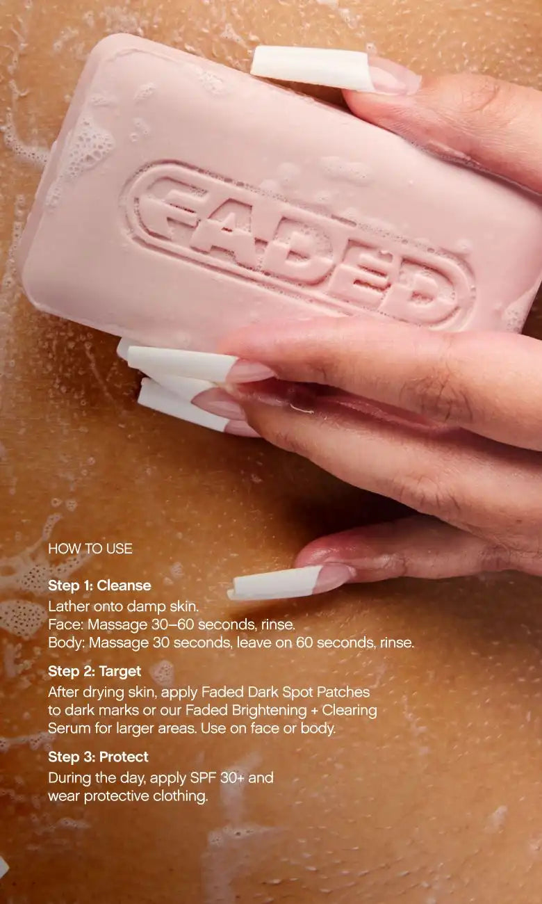 Faded Brightening Cleansing Bar