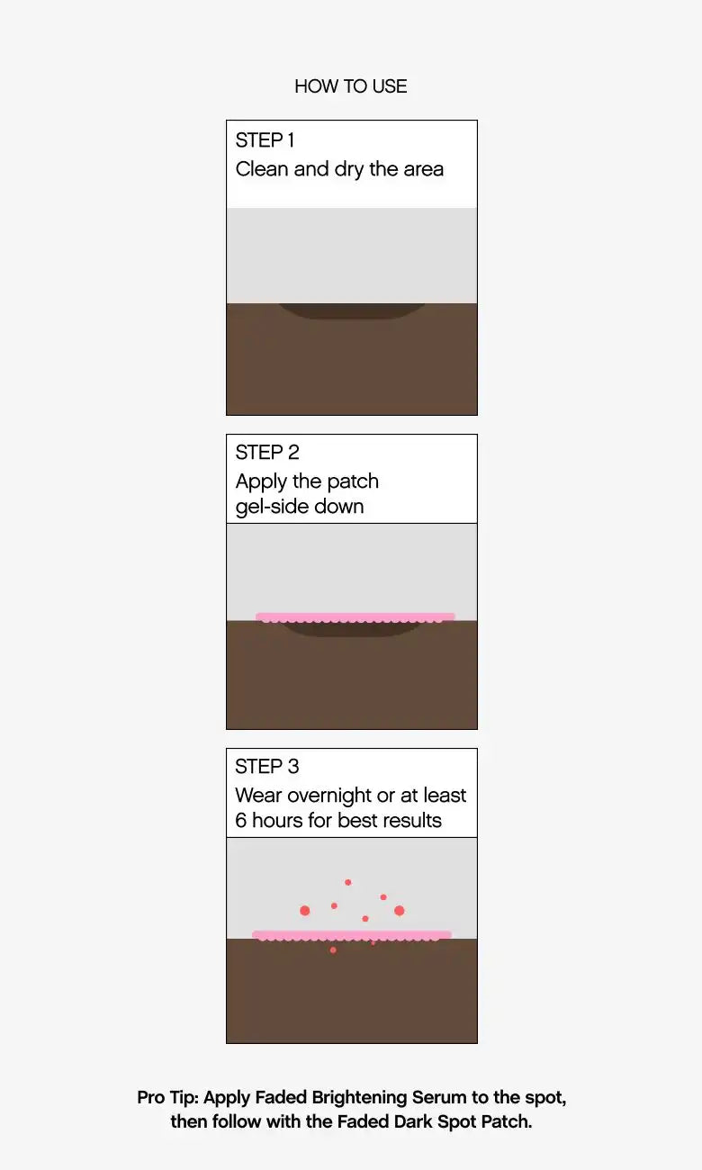 Faded Dark Spot Patches